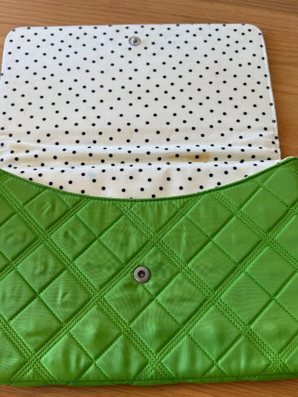Kate Spade New York Quilted Nylon Tablet Sleeve – Vibrant Lime Green